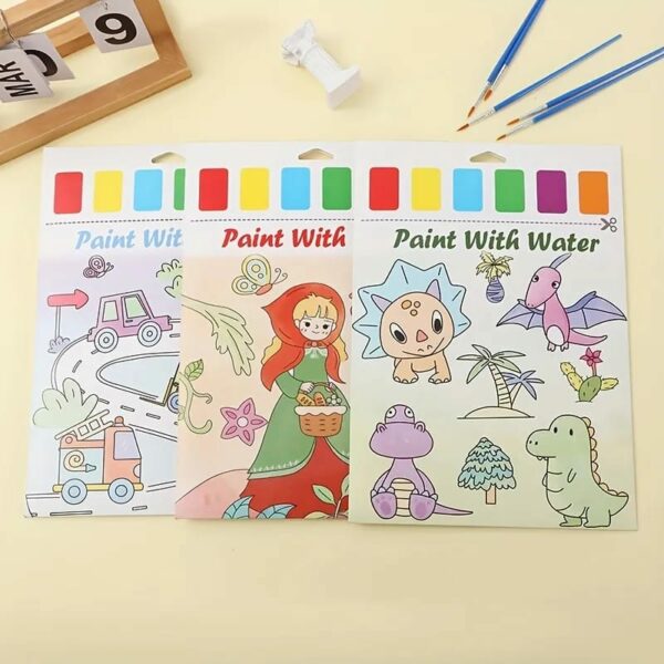 Creative Paint with Water Art Kit - 8 Sheets