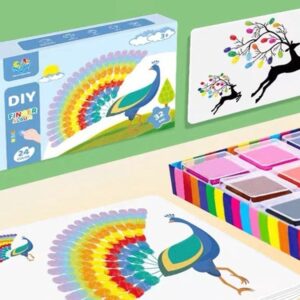 DIY Creative Finger Painting Doodle Art Book Kit -