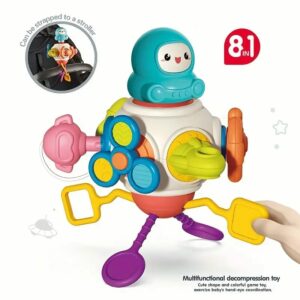 8in1 Multifunctional Space Busy Activity Play Set for Toddlers