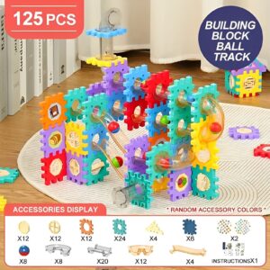 Pipeline Marble Ball Track Connecting Building Blocks - 125pcs