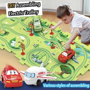 DIY Assembling Electric Car Track Puzzle - 25pcs