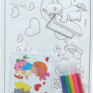 DIY Coloring Activity Plastic Frame - 554