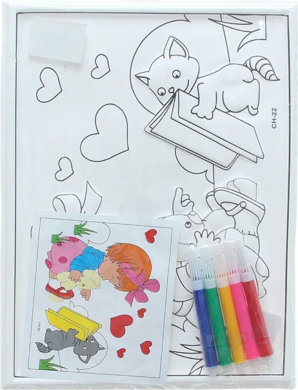 DIY Coloring Activity Plastic Frame - 554