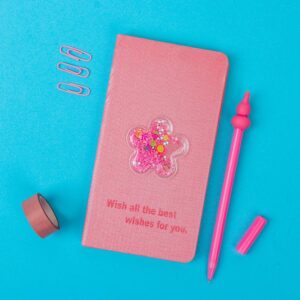 Daisy Flower Notebook With Cute Pen - 488