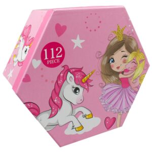 Unicorn Theme Pink Art Painting Kit - 112 pieces