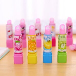 Cute Lipstick Design Eraser Random Design - 812